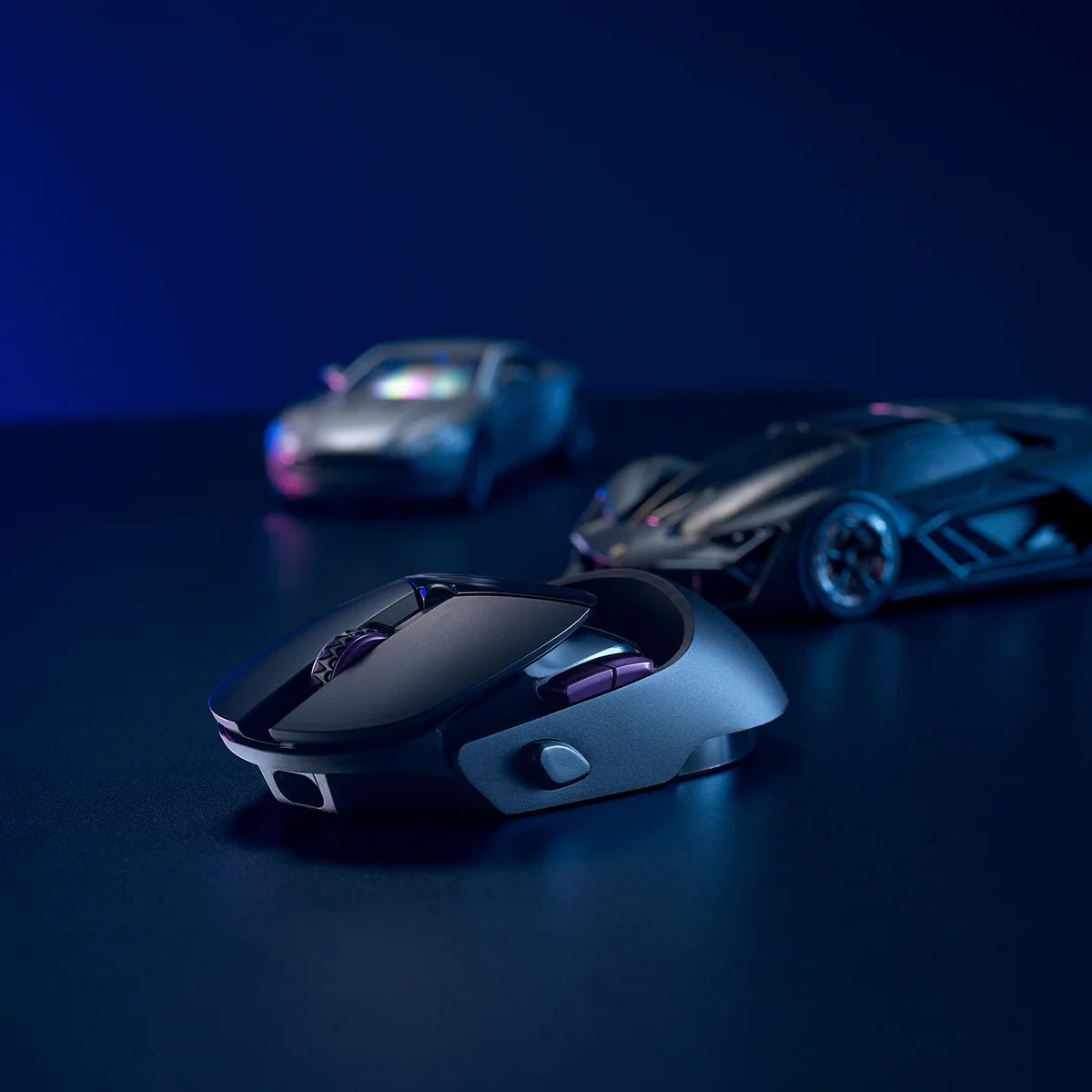 Rapoo VT960PRO Wired/ Wireless Gaming Mouse PAW3395 Sensor 26000 DPI OLED Display 9 Programmable Buttons On-Board Memory Black