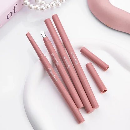 Brightening Aegyo Sal Pencil Waterproof Natural Dual-Color Lying Silkworm Under-Eye Highlighter Shadow Pen Contour Eye Makeup