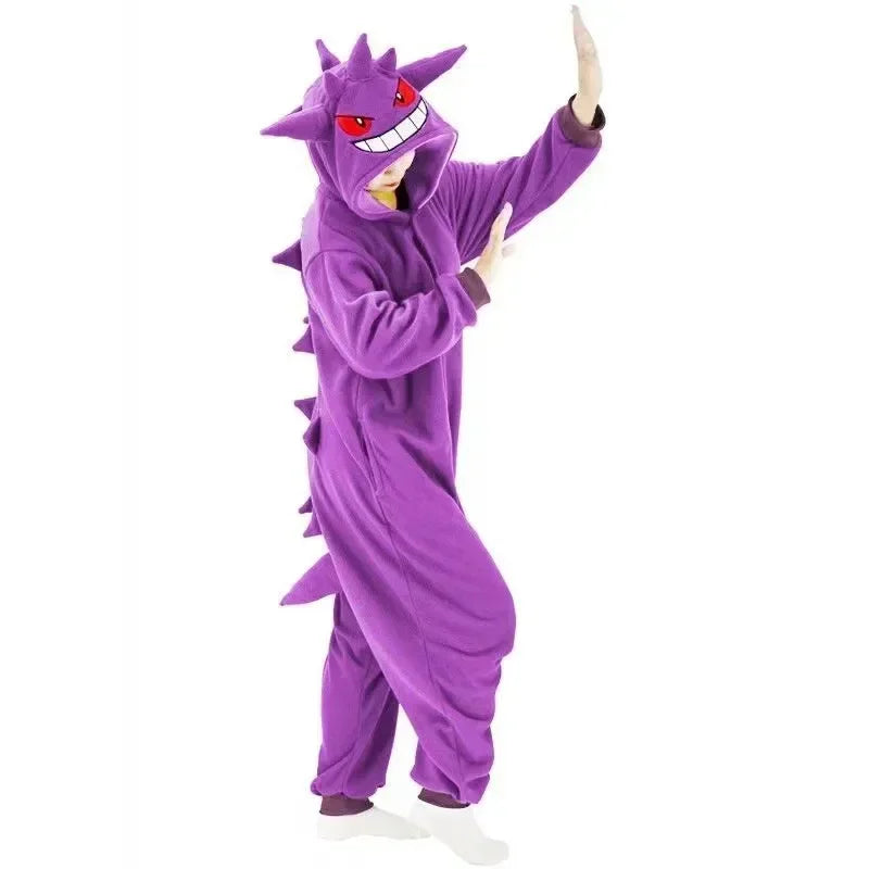 TAKARA TOMY Pokemon Kigurumi Onesie Snorlax Eevee Squirtle Gengar Pijama Cosplay Costume Halloween Adult Anime Umbreon Pajamas