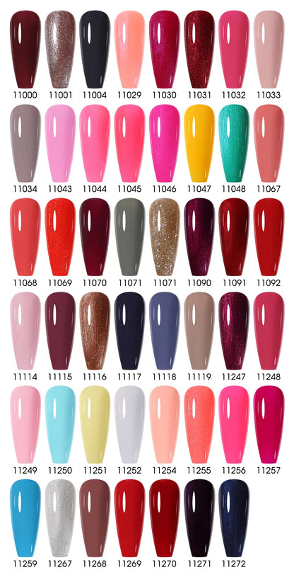 NAILCO 15ml Gel Nail Polish Set 30pcs/Lot Gel Polish Nail Soak Off UV LED Semi-Permanent Varnishes Nail Art Salon Free Shipping