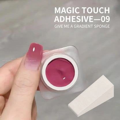 20 Colors Pat Painting Gel Nail Polish Set With Sponge Gradient Semi Permanent Soak Off UV LED Nail Art Gel Varnishes For Nails