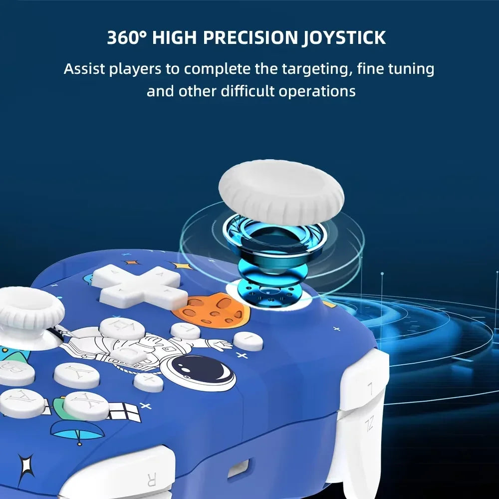 GAMINJA NS009S Wireless Controller BT Gamepad For Nintendo Switch Lite PC TV Box 6-axis Dual Vibration Joystic For Switch 2