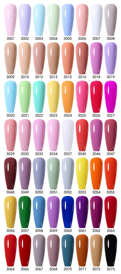 NAILCO 15ml Gel Nail Polish Set 30pcs/Lot Gel Polish Nail Soak Off UV LED Semi-Permanent Varnishes Nail Art Salon Free Shipping