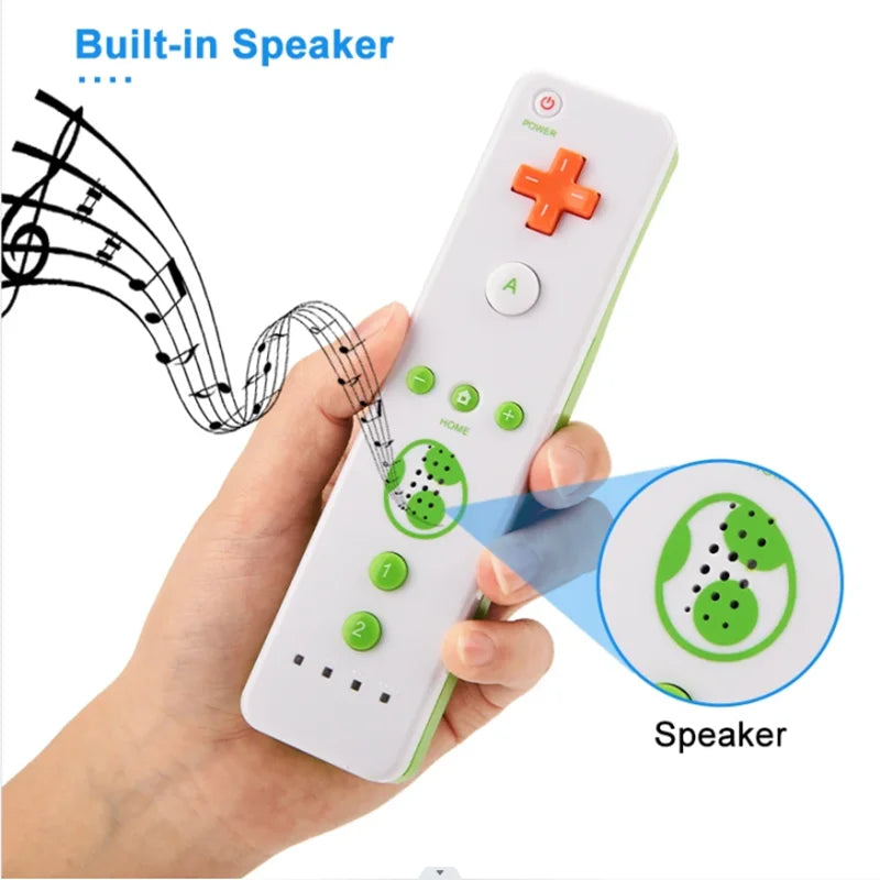 For Nintendo Wii U Joystick 2 in 1 Wireless Remote Gamepad Controller Set Motion Plus Video Games Control Nintendo Wii 1 Pair