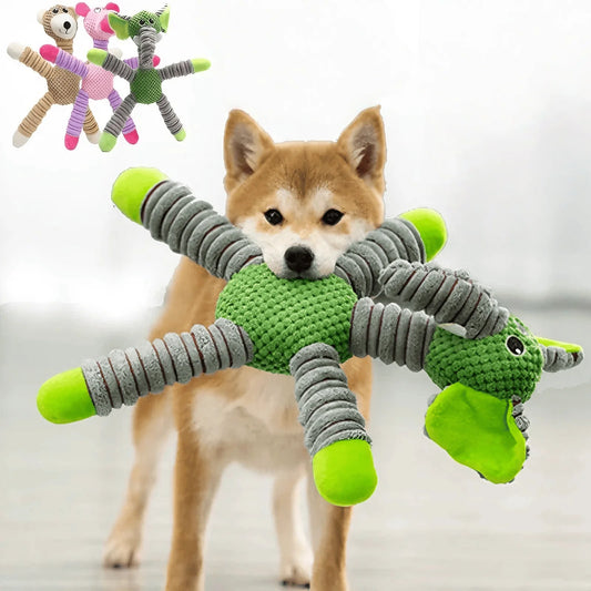 Dog Bark Toy for Chewing and Teething; Pizza Pet Self-Entertainment and Boredom Relief Training Toy for Small and Medium Dogs
