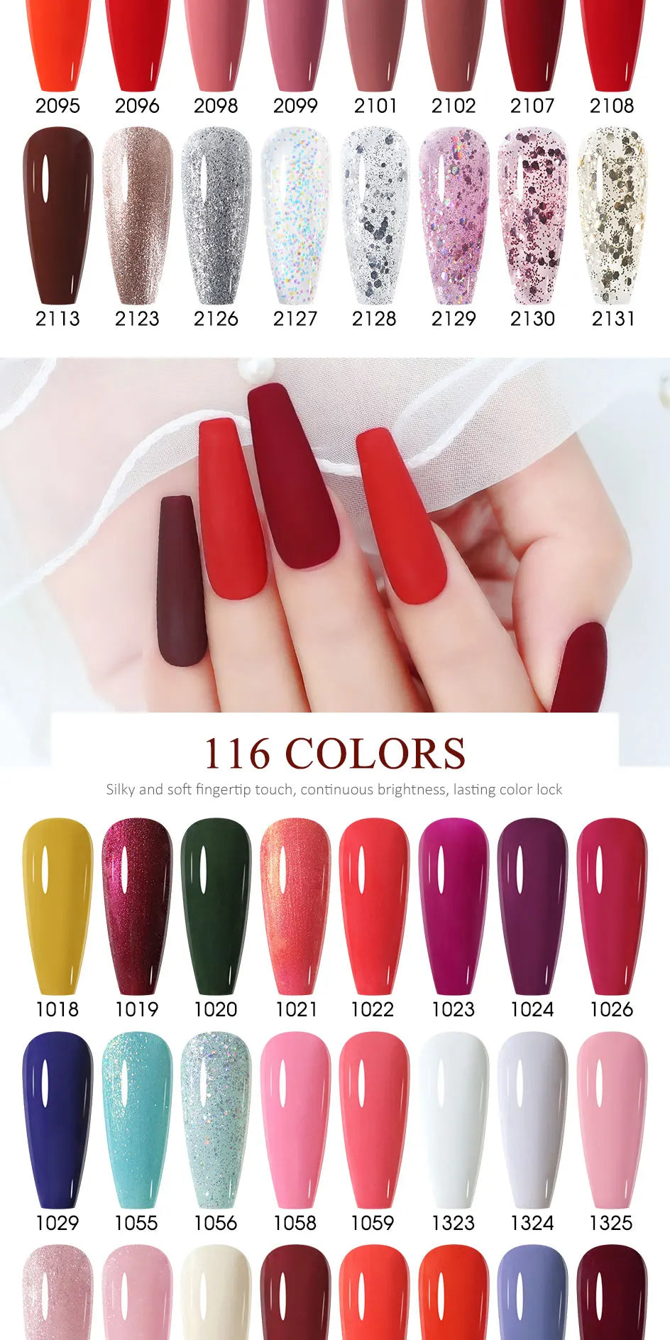 Arte Clavo 8Pcs/Set Gel Nail Polish Set 15ml Colorful Semi Permanent For Manicure Varnish Soak Off UV LED Nail Art Gel Kits
