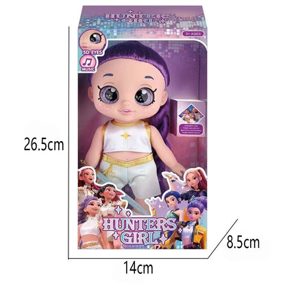 K-Pop Demon Hunters Doll: Hasbro Musical & 5D Glitter Eyes