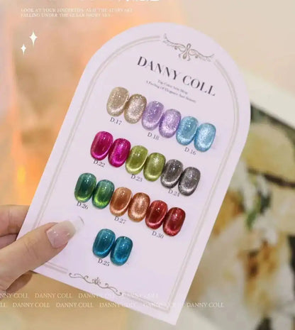 High End 9D Cat Eye Gel Polish Set With Color Board  Magnetic Gel Nail Set Luxury Cat's Eye Gel Soak Off UV LED Nail Varnish