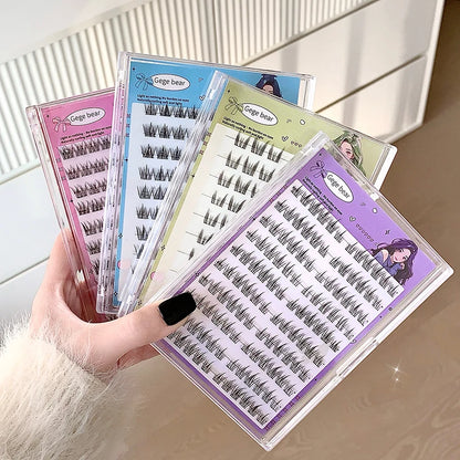 Gege bear Glue-free False eyelashes: A Lazy Person's Trilogy - Natural and Seamless Beginner's Sunflower Eyelashes