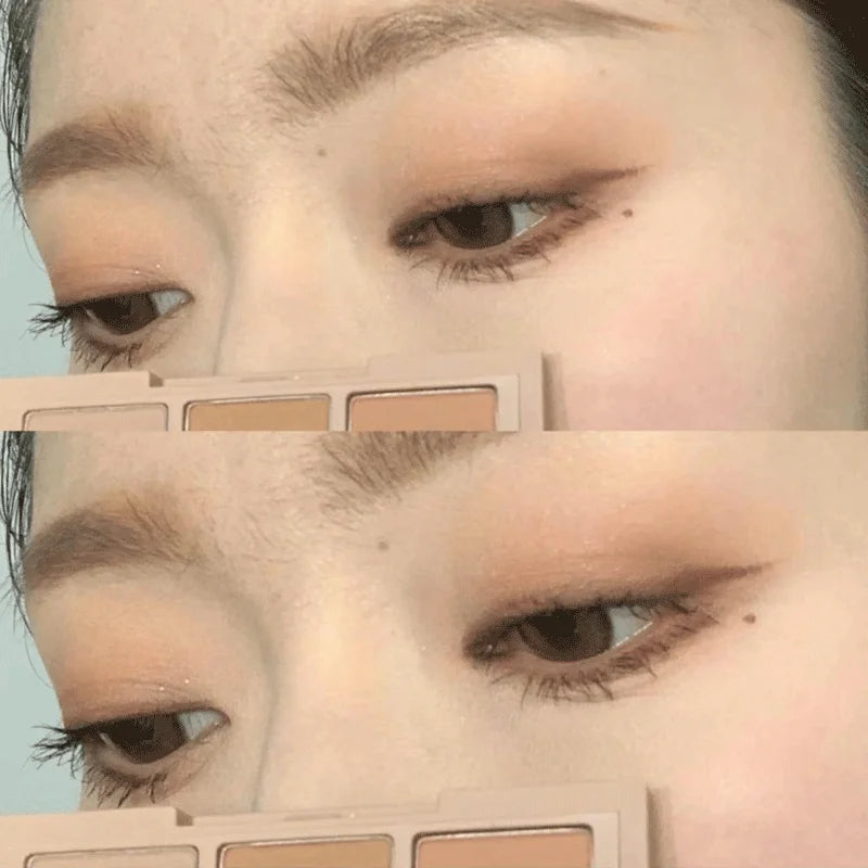 2024 New Nine-Color Sweater Knit Button Eyeshadow Tray Pearl Matte Low Saturation Deep Oat Earth Color
