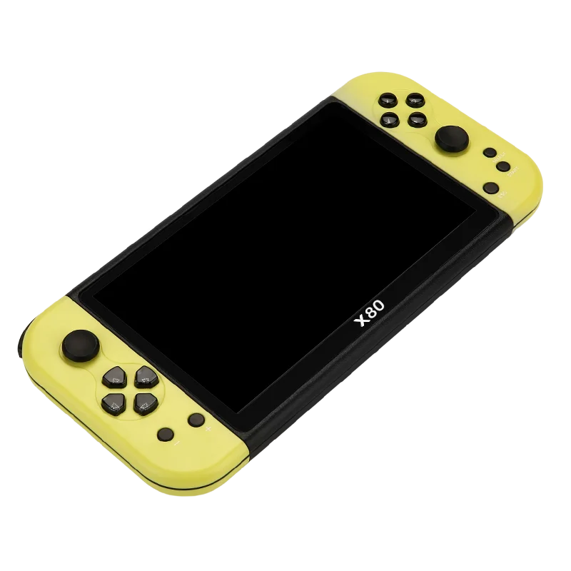 Coopreme X80 Portable Game Console 7-inch HD Large Screen Arcade PS1 Emulator Multi-function Nostalgia Classic PSP Handheld Game
