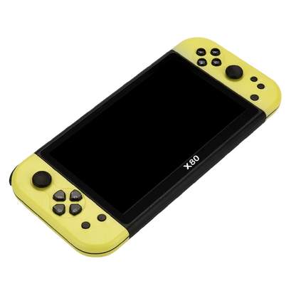 Coopreme X80 Portable Game Console 7-inch HD Large Screen Arcade PS1 Emulator Multi-function Nostalgia Classic PSP Handheld Game