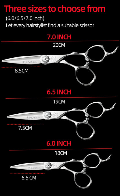 HISADA hairdressing scissors	professional barber scissors 6.0  Inch scissors VG10 material professional barber scissors
