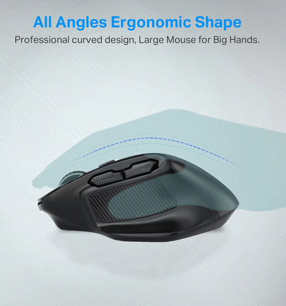 E-YOOSO X-31 Pro USB Gaming Large Mouse Support Bluetooth 2.4G Wireless PAW3212 4800 DPI for gamer Mice computer laptop PC