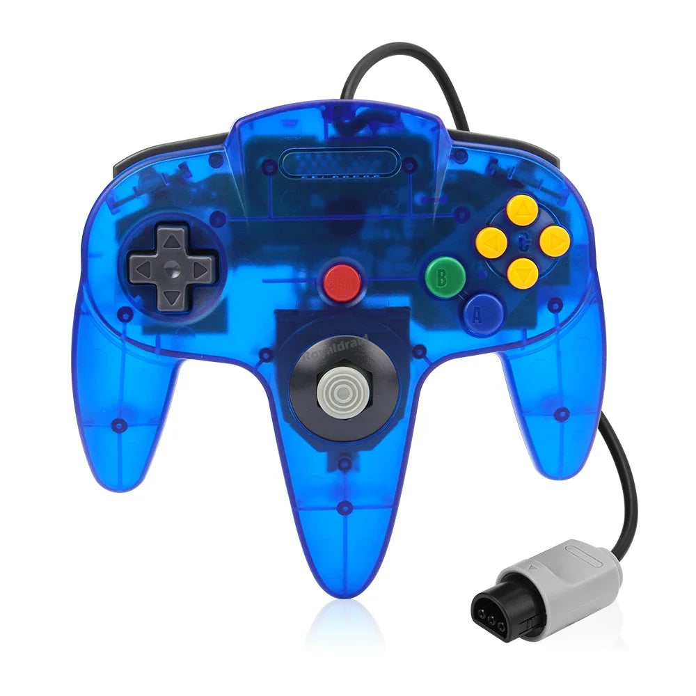 8 Colors Wired Gamepad For N64 Console Joypad Control for N64 Classic Joystick Retro Game Console Gamepad Accessories