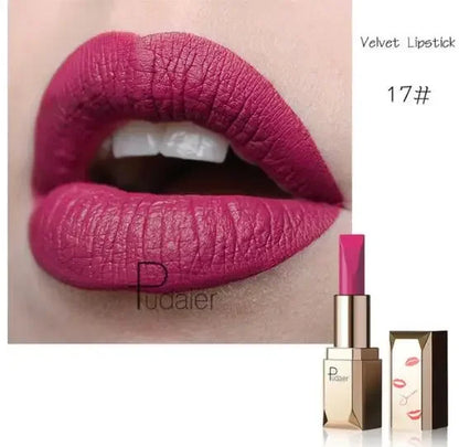 New Sexy Nude 26 Color Cosmetics Lip Stick Moisturizer Long Lasting Lips Batom Makeup Matte Black Lipstick Waterproof maquiagem