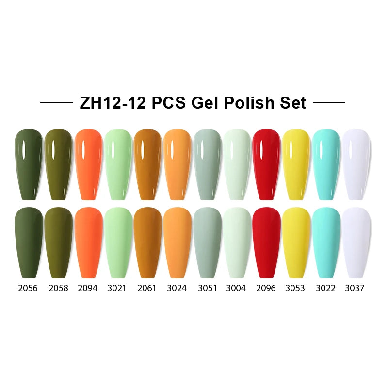 NAILCO 15ml Gel Nail Polish Set 30pcs/Lot Gel Polish Nail Soak Off UV LED Semi-Permanent Varnishes Nail Art Salon Free Shipping
