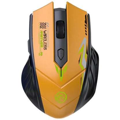 Wireless Mouse Dual Mode 2.4G Bluetooth-compatible Rechargeable Glow Mouse Noiseless Cordless Computer Mice for PC Laptop