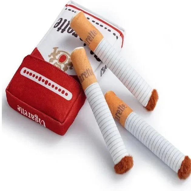 Funny Interactive Plush Dog Toys Creatives Cigarette Design Giggling Chewing Toy for Dog The Perfect Pet Gift for Plays Dogs Toy