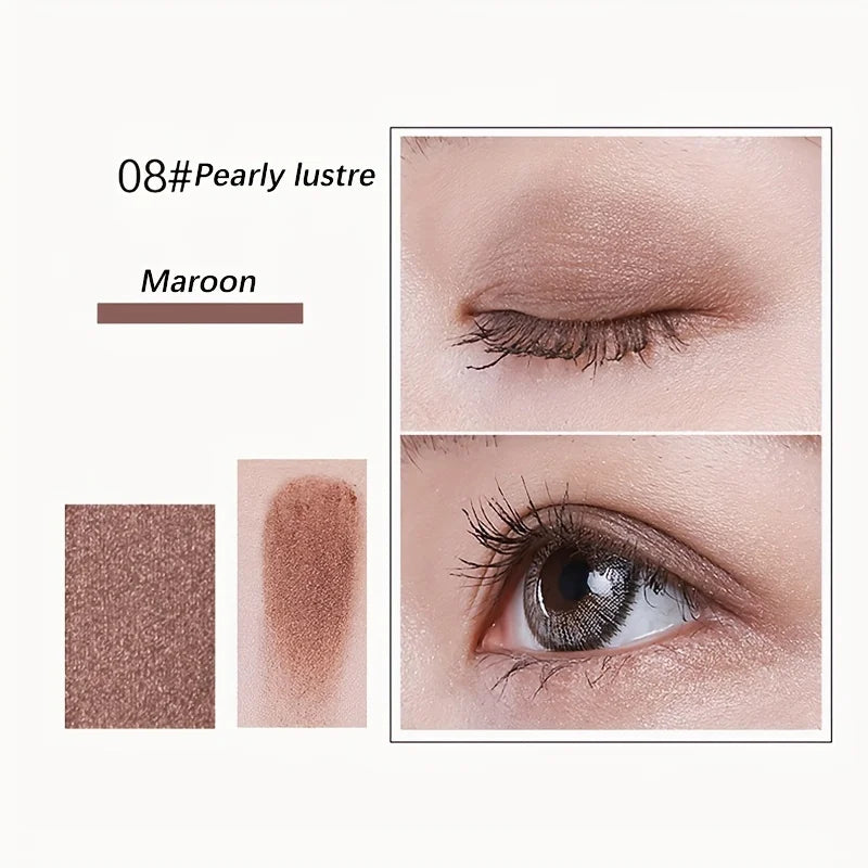 Professional 12 Colors Eyeshadow Palette Natural Shimmer Matte Nudes Cosmetic Eye Makeup Plate for Makeup Artists