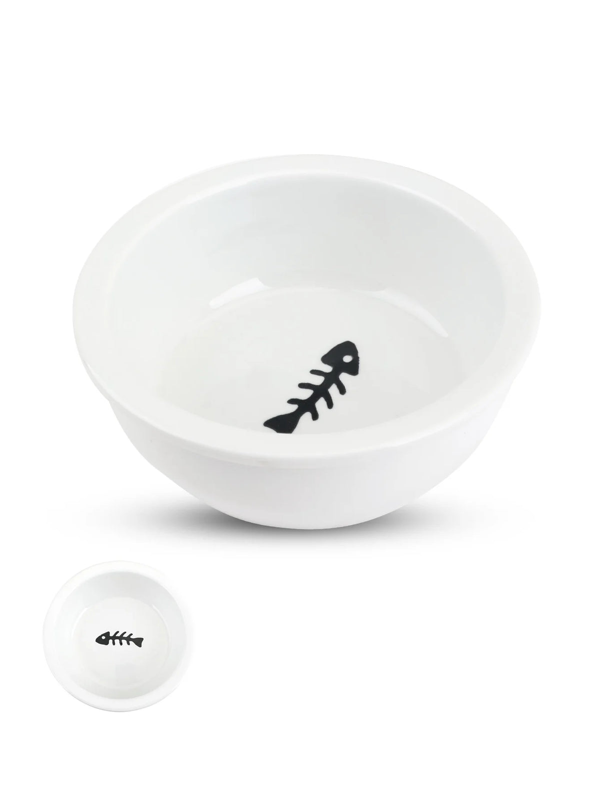 1 Set Elevated Ceramic Cat Bowls 1 Set Non-Slip Ceramic Cat Food And Water Bowls With Iron Bracket, Elevated Tilted Cat Feeder