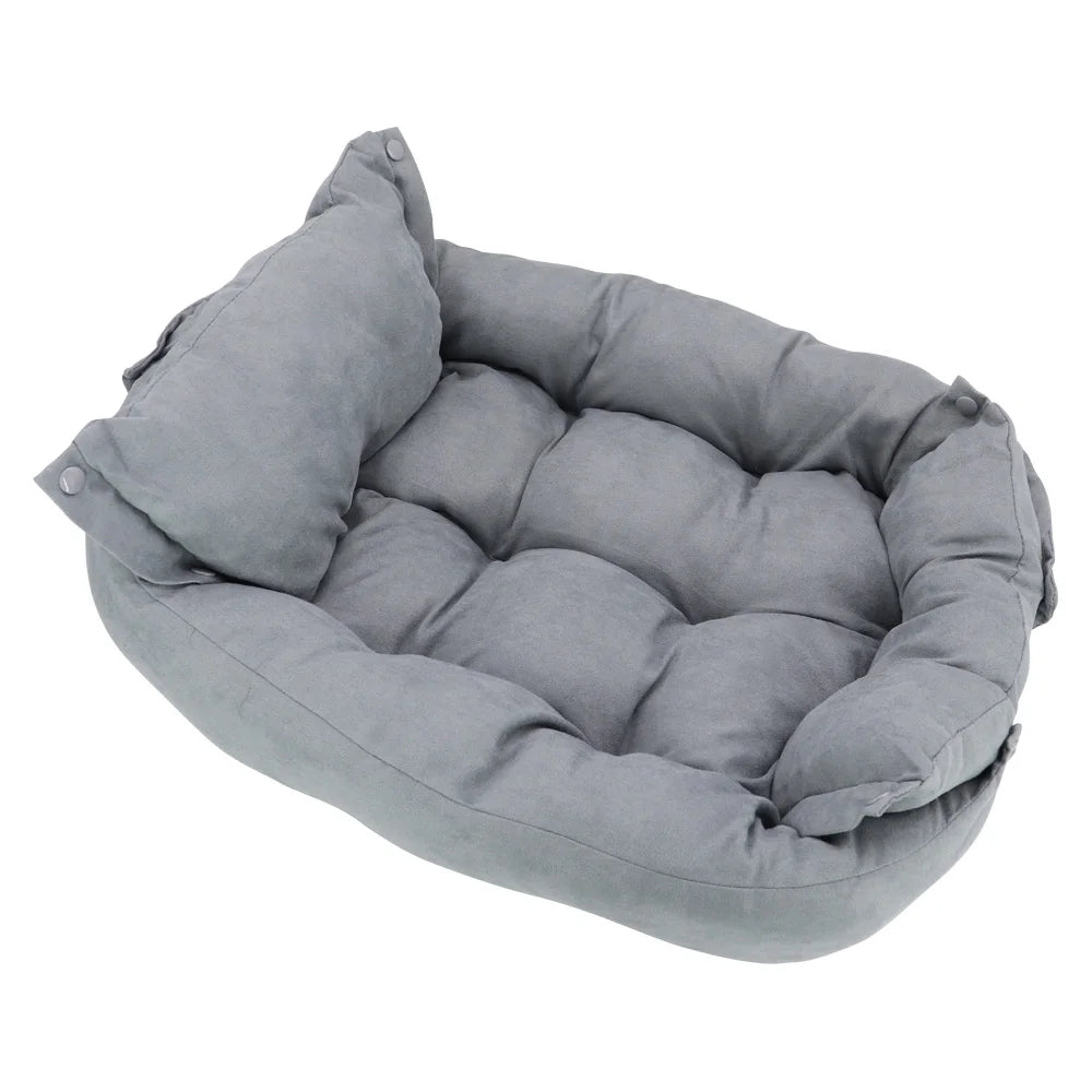 Warm Dog Sofa Bed Winter Pet Dog Cat Bed Sleeping House Kennel Mat Cat Puppy Mattress Pet House Cushion For Small Large Dogs
