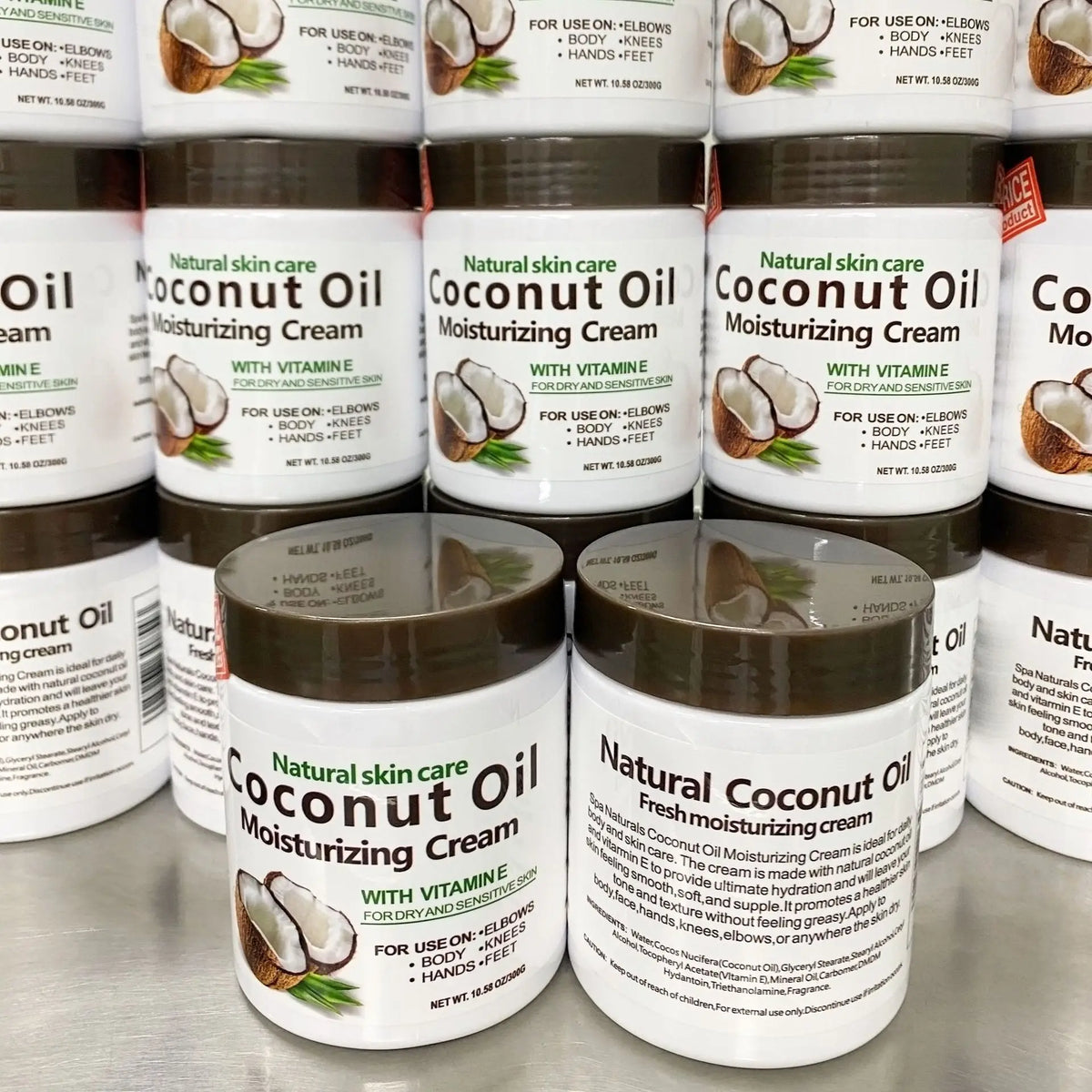 Dr. Meinaier Natural Coconut Oil Moisturizing Cream: Premium Vitamin E Skin Repair