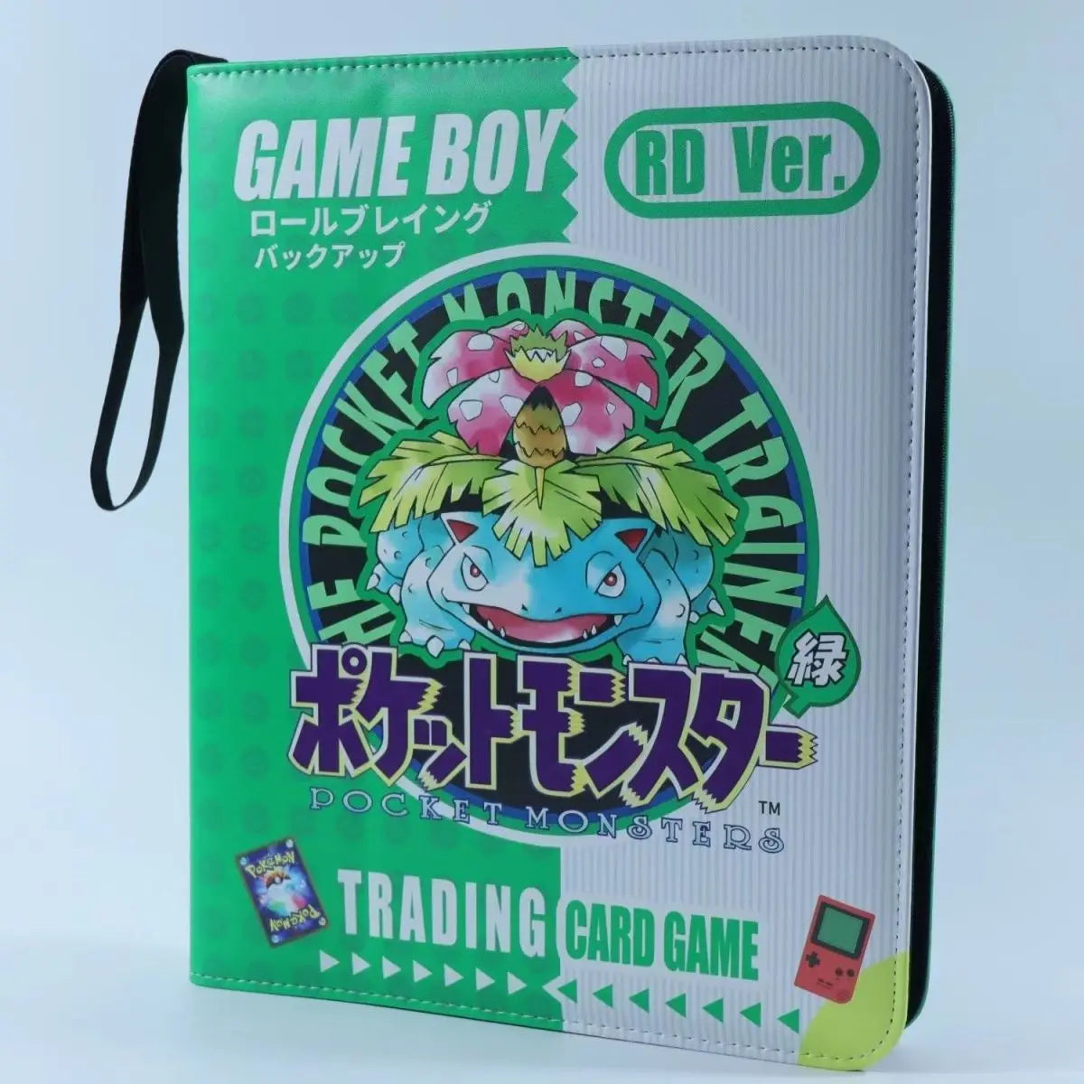 Pikachu Cartoon Anime Battle Card Booklet Zipper