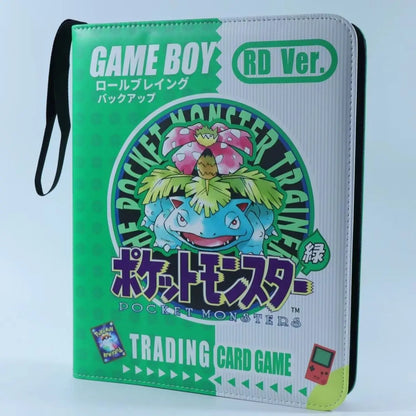 Pikachu Cartoon Anime Battle Card Booklet Zipper