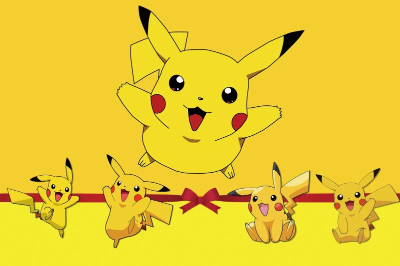 Cartoon Cute Kid Birthday Party Decorations Backdrop Pikachu Theme Photography Background Baby Shower Banner Photo Booth Props