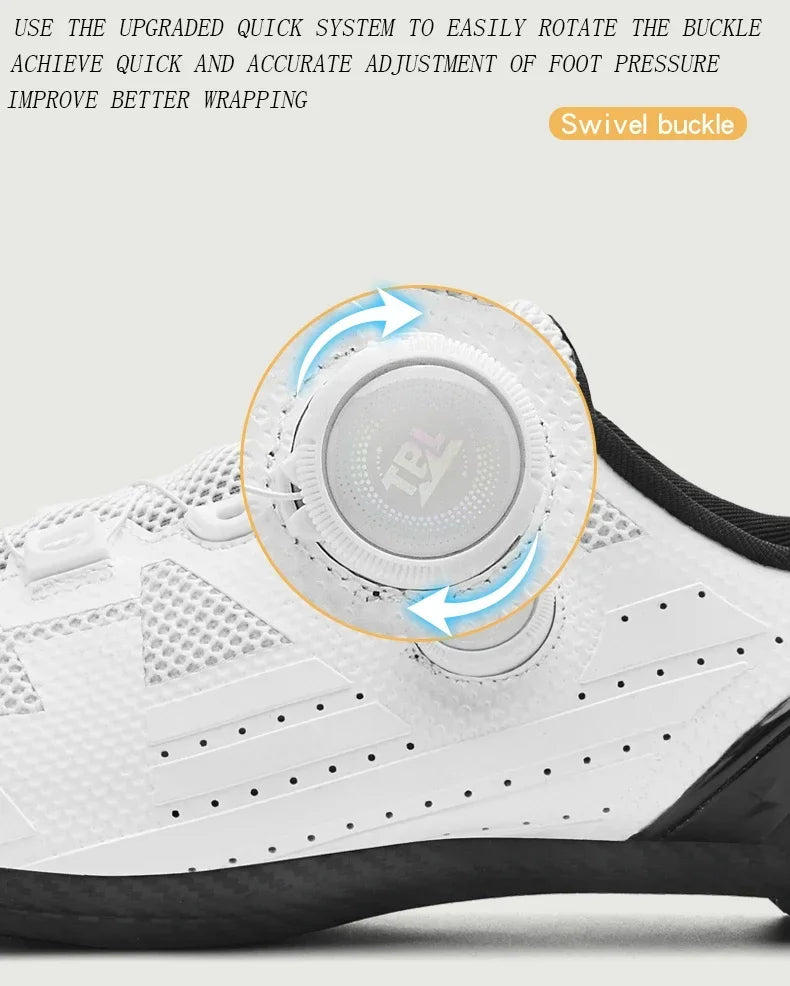 Road Cycling Shoes male Breathable Summer Self-Locking Cleat Non-slip Mountain Bicycle Shoe Men's spd racing Sneaker Lightweight