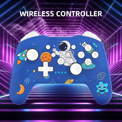 GAMINJA NS009S Wireless Controller BT Gamepad For Nintendo Switch Lite PC TV Box 6-axis Dual Vibration Joystic For Switch 2