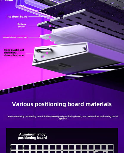 AULA HERO84 HE Wired Mechanical Keyboard RGB Music Rhythm 8K Return Rate Keyboard Magnetic Switch Computer Accessorie for Gamer