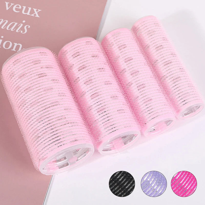 1pc Large Self-Adhesive Hair Rollers Hairdressing Home Use DIY Magic Styling Roller Roll Curler Hair Women Beauty Tools 3 Styles