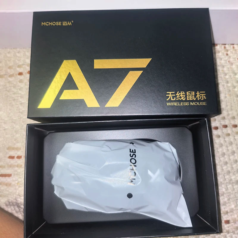 New Mchose A7 & A7v2 Advanced Lightweight Wireless Mouse Tri-Mode Connection Gaming Office Mouse Christmas Gift For Boys