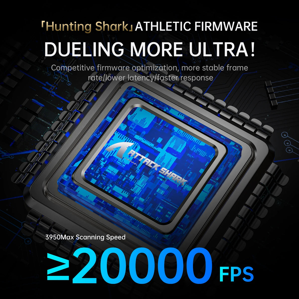 Attack Shark X8Ultra Gaming Mouse & Wireless 8K Receiver,Bluetooth Wireless Connection,PAW3950MAX Sensor,42000DPI,Type-C