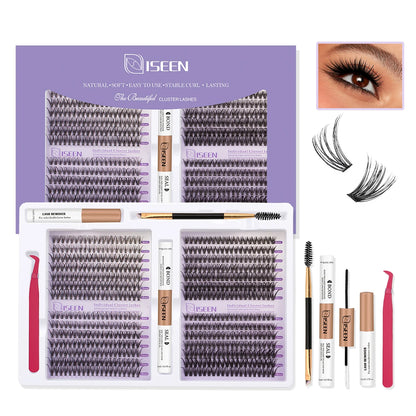 Eyelashes Cluster Cat Eye Lashes Natural long Lashes Individual Lashes Mixed Length Eyelash Extension DIY Lashes