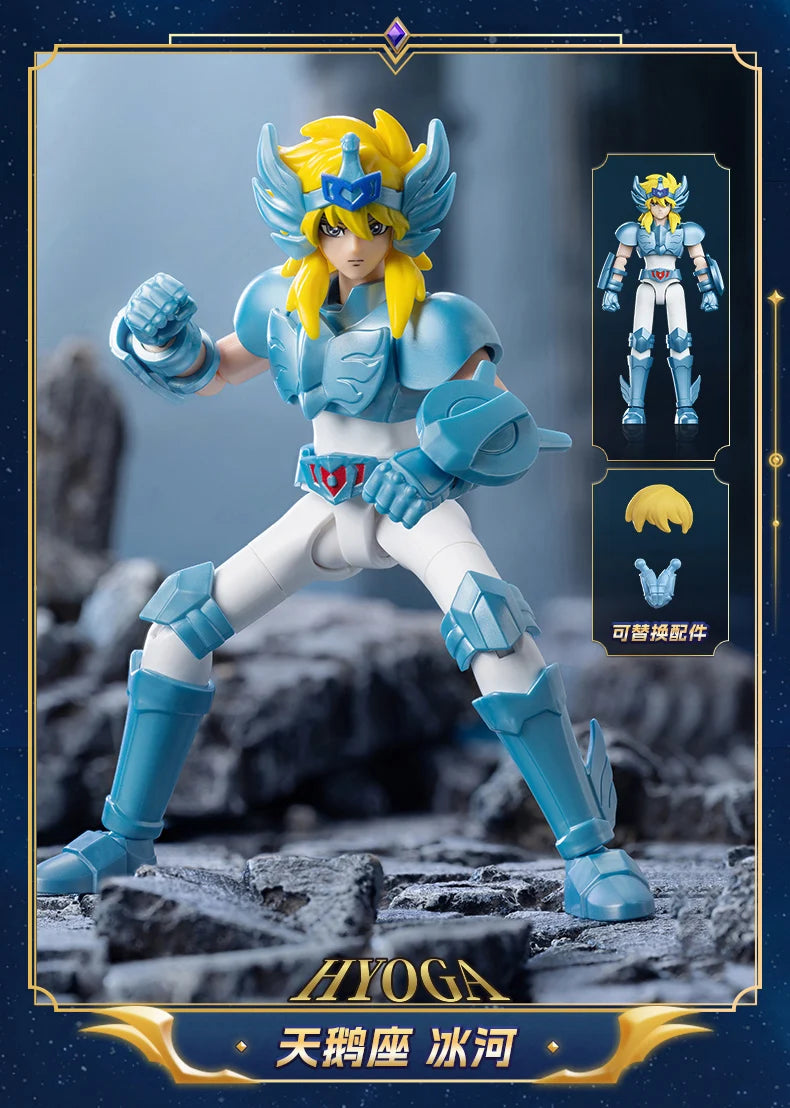 Original Blokees Saint Seiya Galaxy V1V2V03V4 Athena Aries Mu Aiolia Aldebaran Kiki Shiryu Lionet Ban FigureChildren ToysGift