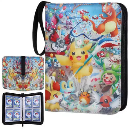 400 Pockets Anime Peripheral Pokemon Game Collection Card Book multiple styles Storage card holder Exquisite Kawaii Boy Toy Gift