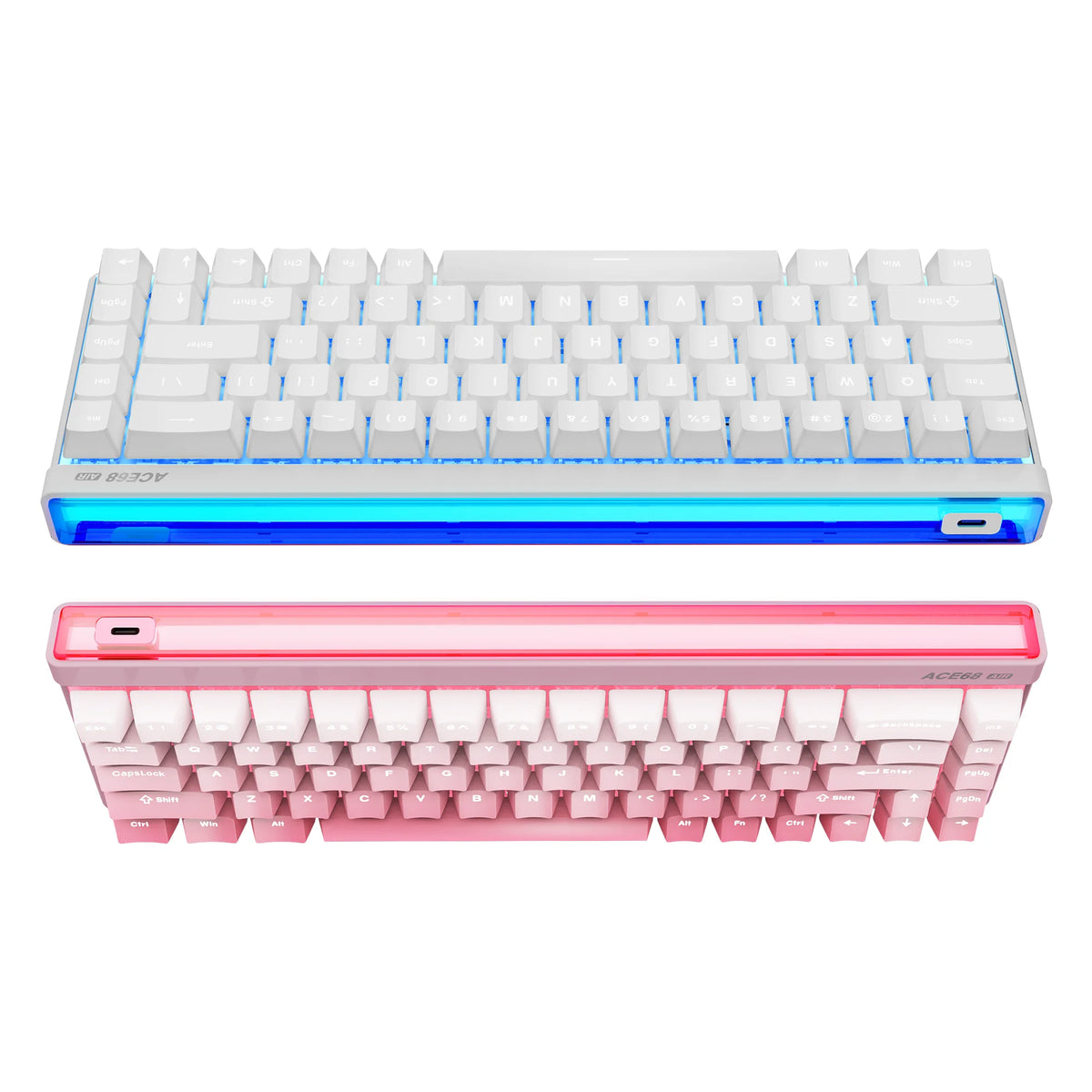 MCHOSE ACE 68 Air Magnetic Switch Gaming Keyboard Hall Effect Rapid Trigger Programmable RGB 8K Hz DKS/MT/TGL/RS/SOCD Keyboard