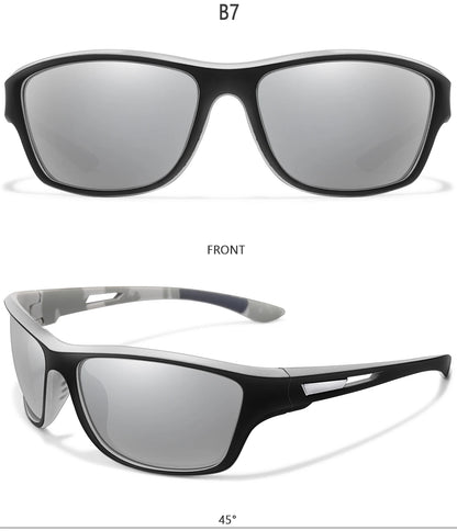 Men's Polarized Fishing Sunglasses Men Women Cycling Driving Hiking Sun Glasses Anti-glare UV400 Eyewear TAC Lens 1 pc