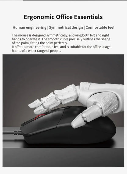 Lenovo Classic Wired Ergonomic Design High Sensitivity Durable USB Optical Gaming Mouse Business Home Pc Laptop Mouse