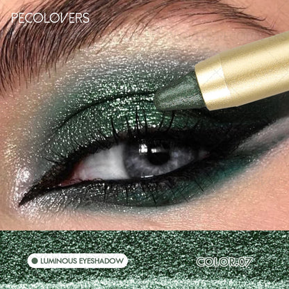 1PC Shimmer Glitter Contouring Eyeshadow Pencil - Double-headed Lazy Eyeshadow Stick, Ideal Gift for Women