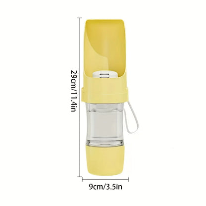 Portable Dog Water Bottle Durable Pet Hydration Dispenser Outdoor Walks Hiking Travel Pet Ergonomic Bottle Dog Water Dispenser