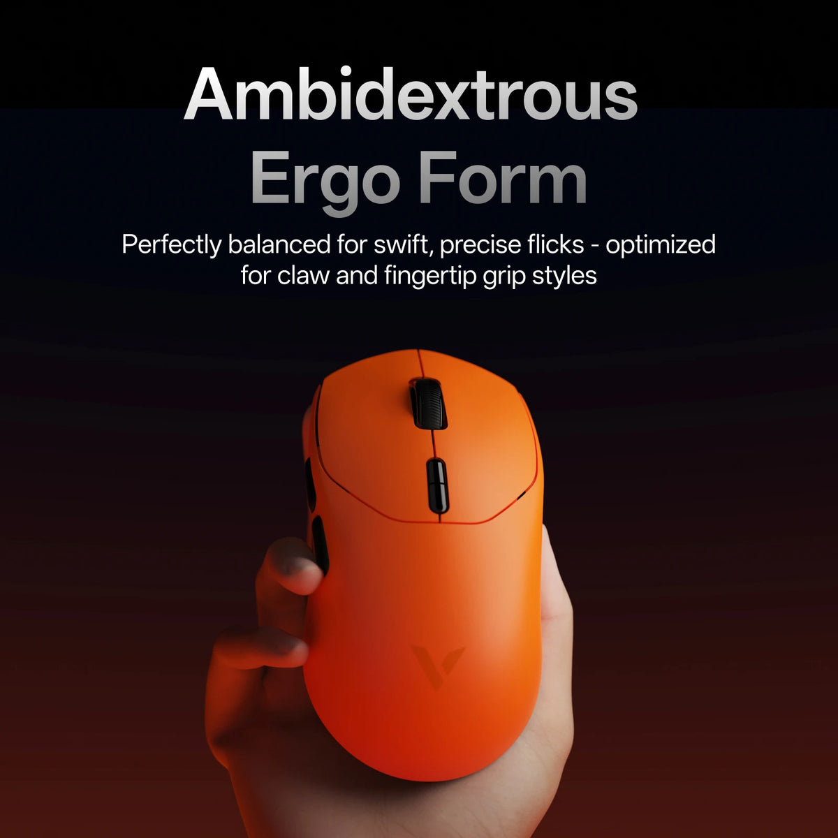 Rapoo VT1 MAX GEN-2 Wireless Gaming Mouse True 8K Wireless Polling Rate 53g Ultra Lightweight Up to 750Hr Battery Life
