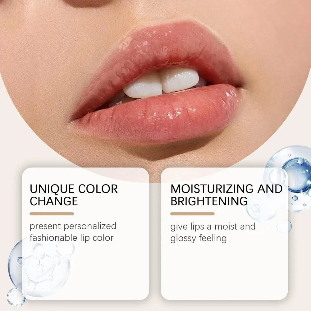 Gold Foil Temperature Color Changing Lipstick: Hydrating Lip Repair & Glossy Shine
