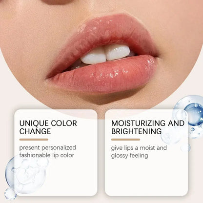 Gold Foil Temperature Color Changing Lipstick: Hydrating Lip Repair & Glossy Shine