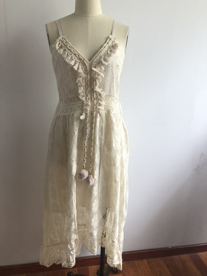 Summer White Dress For Woman 2025 Trendy Casual Beachwear Cover-ups Outfits New Boho Hippie Chic Long Maxi Dresses Elegant Party