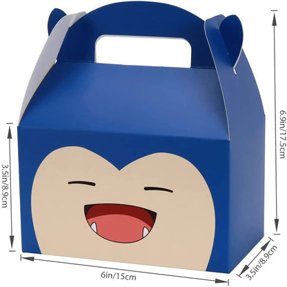 Pokemon Gift Box Pikachu Party Favors Birthday Party Decorations Pokeball Paper Gift Bags Handle Candy Box Baby Shower For Kids