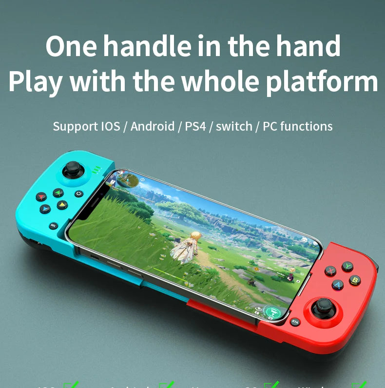 D3 gamepadD3 mobile phone controller with expandable game controller support for Android/iOS/Hongmeng mobile game controllers